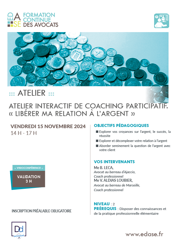 ATELIER INTERACTIF DE COACHING PARTICIPATIF. 