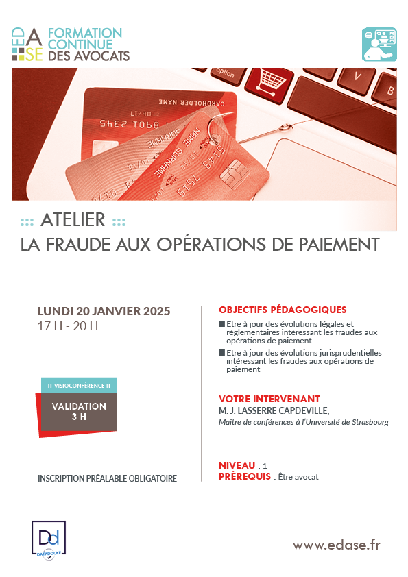 LA FRAUDE AUX OPÉRATIONS DE PAIEMENT