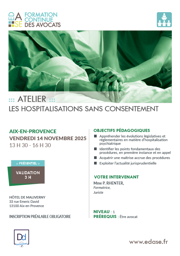 LES HOSPITALISATIONS SANS CONSENTEMENT