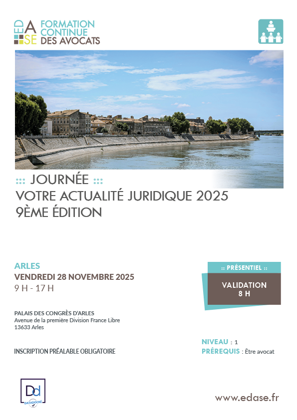 VOTRE ACTUALITÉ JURIDIQUE - 9ÈME ÉDITION